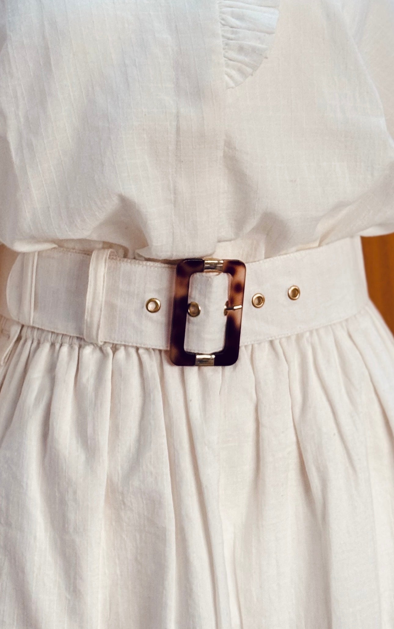 Greta Skirt in Handloom Cotton