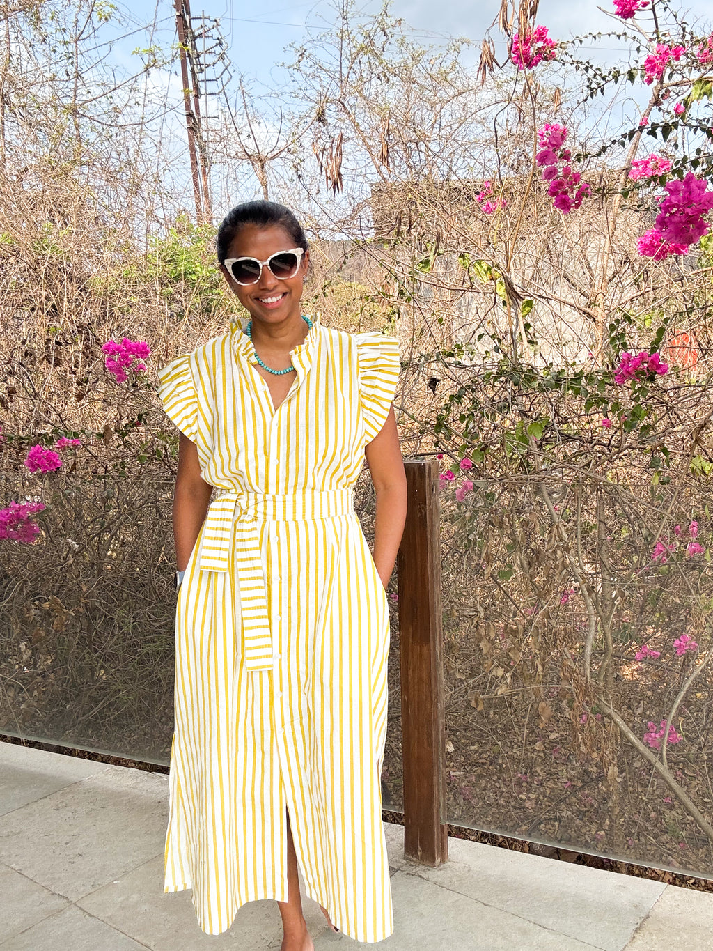Goldie Coffee Dress