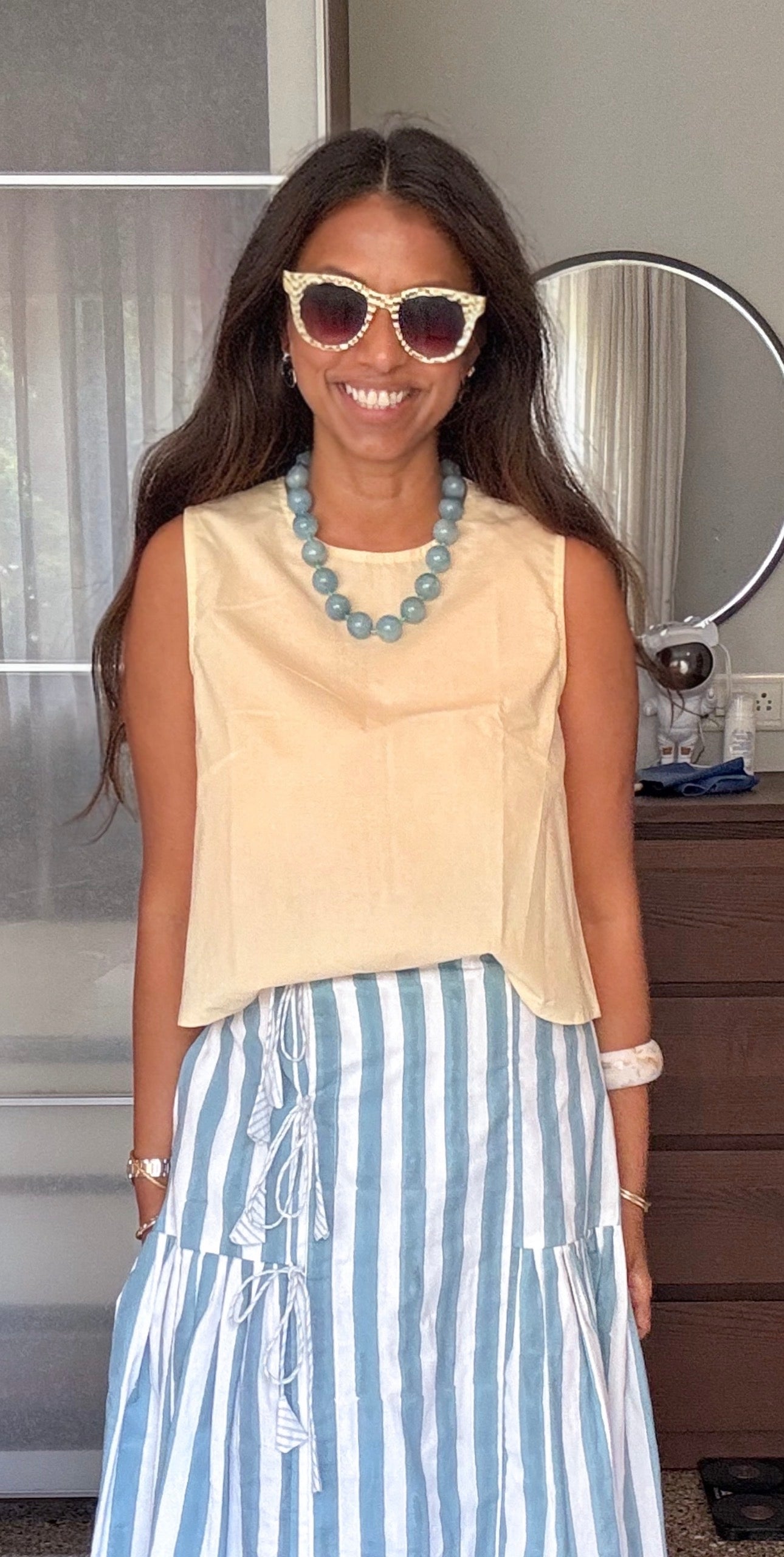 Vera Top in butter  yellow