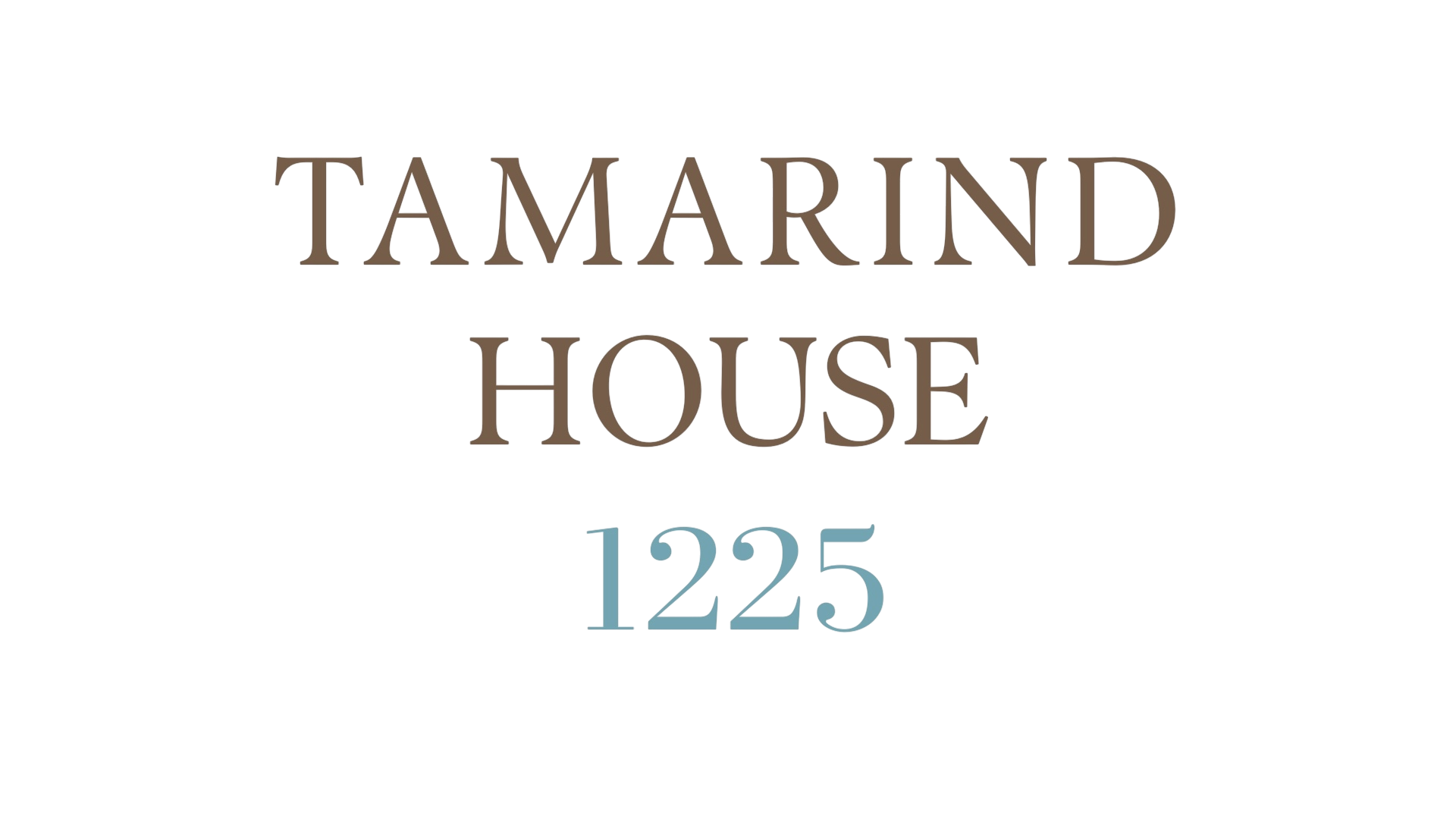 Tamarind House 1225