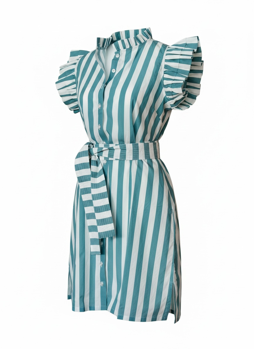 Mini Coffee Dress  Blue