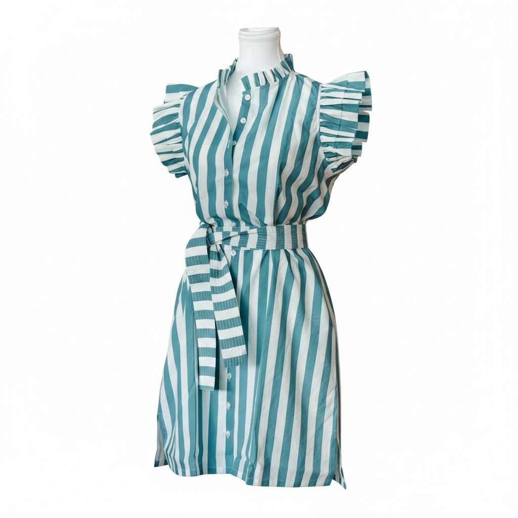 Mini Coffee Dress  Blue