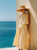 Vera Top in butter  yellow