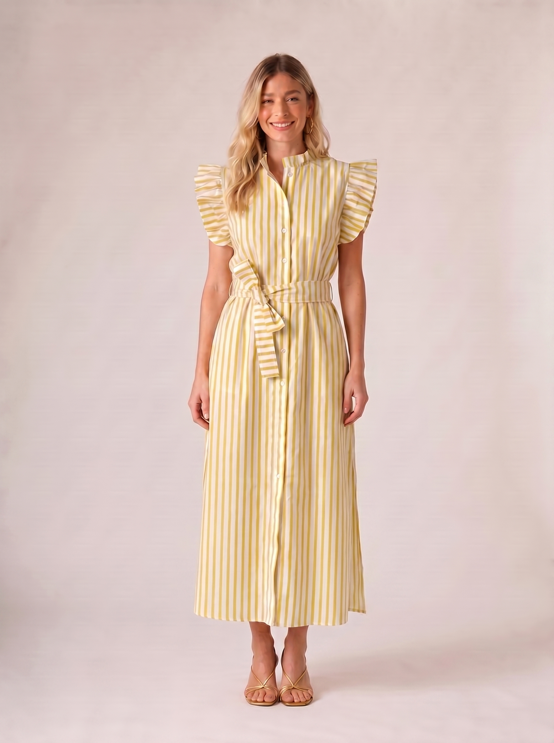 Goldie Coffee Dress