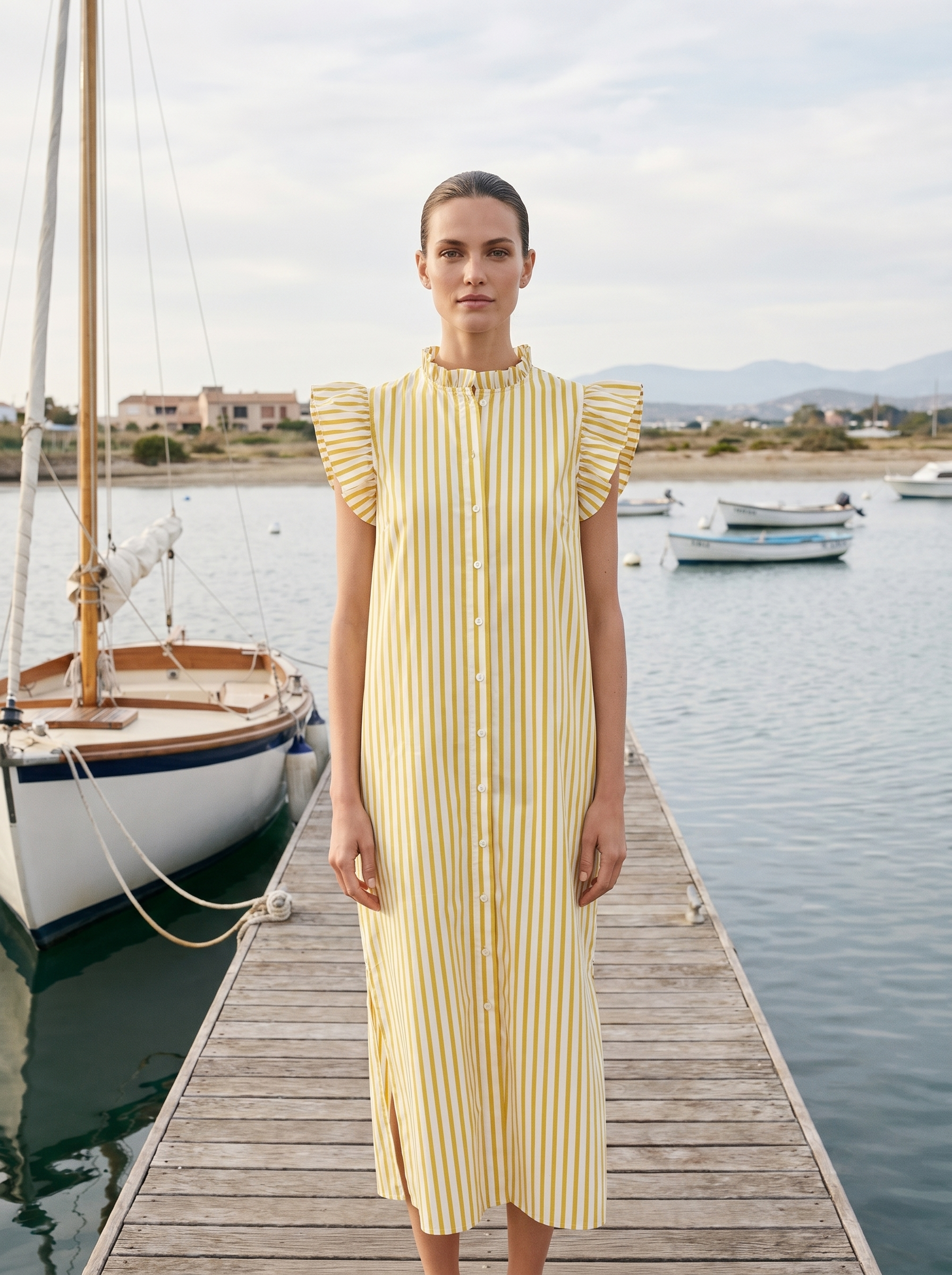Goldie Coffee Dress