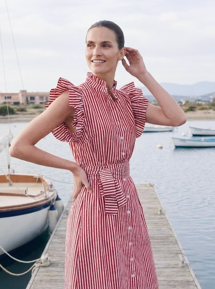 Mini Coffee Dress  Red