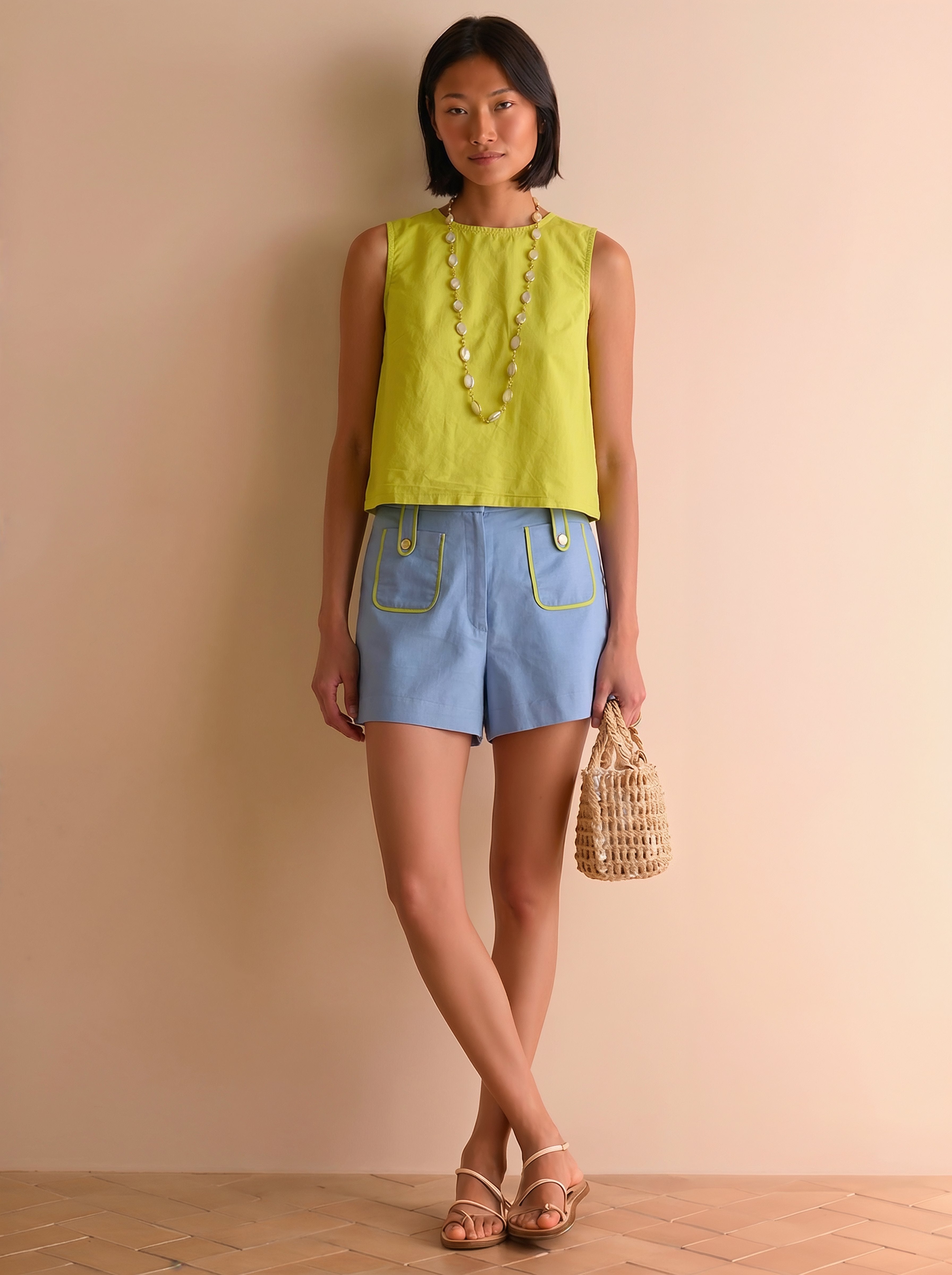 Jane Shorts in Blue